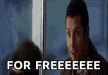 gif of a man saying for free